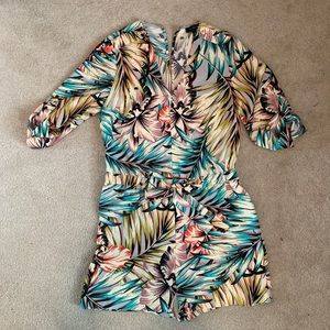 Limited Tropical Print Romper